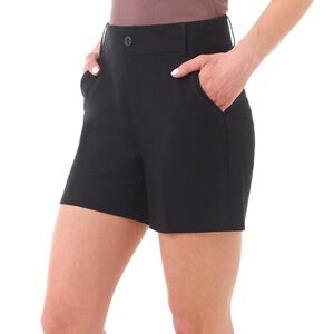 Elegant Black Women's Bermuda Shorts
